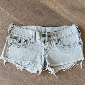 True Religion Cutoff Denim Shorts